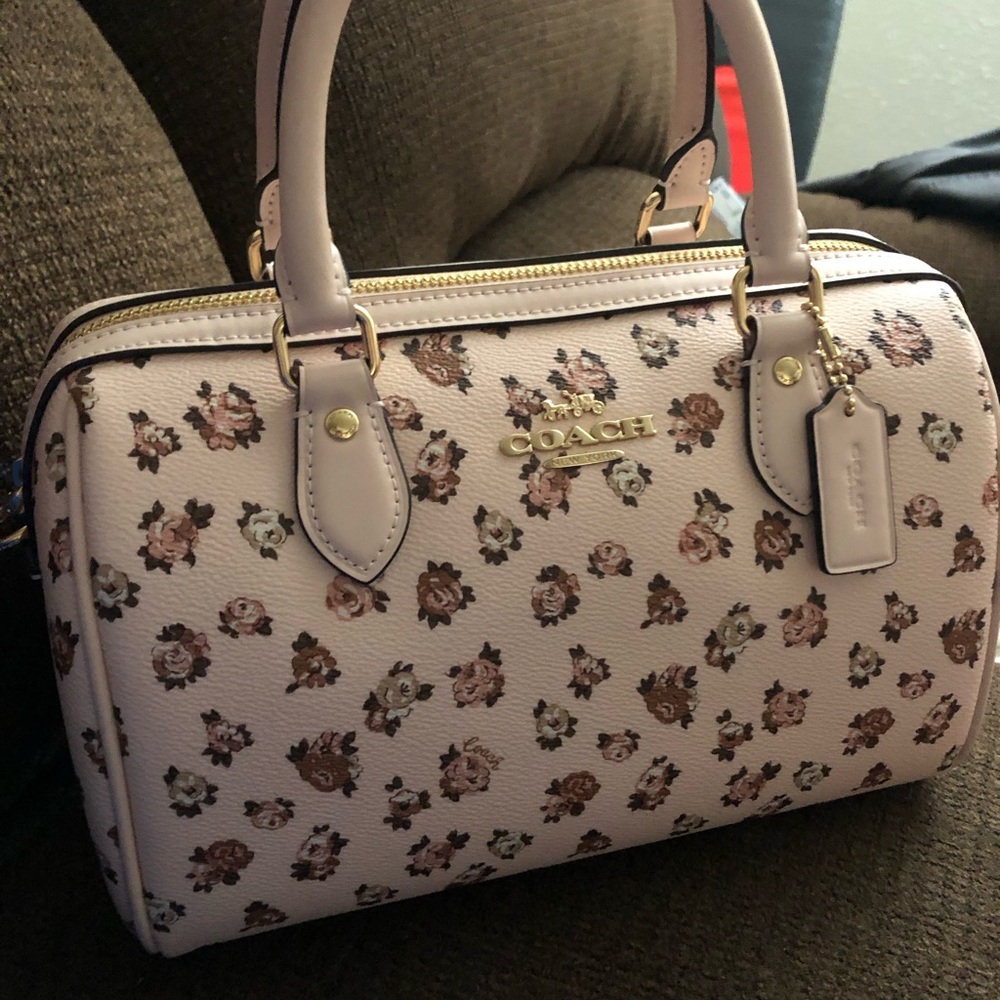 Coach blush floral Rowan